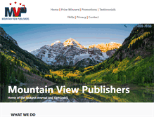 Tablet Screenshot of mountainviewpublishers.com